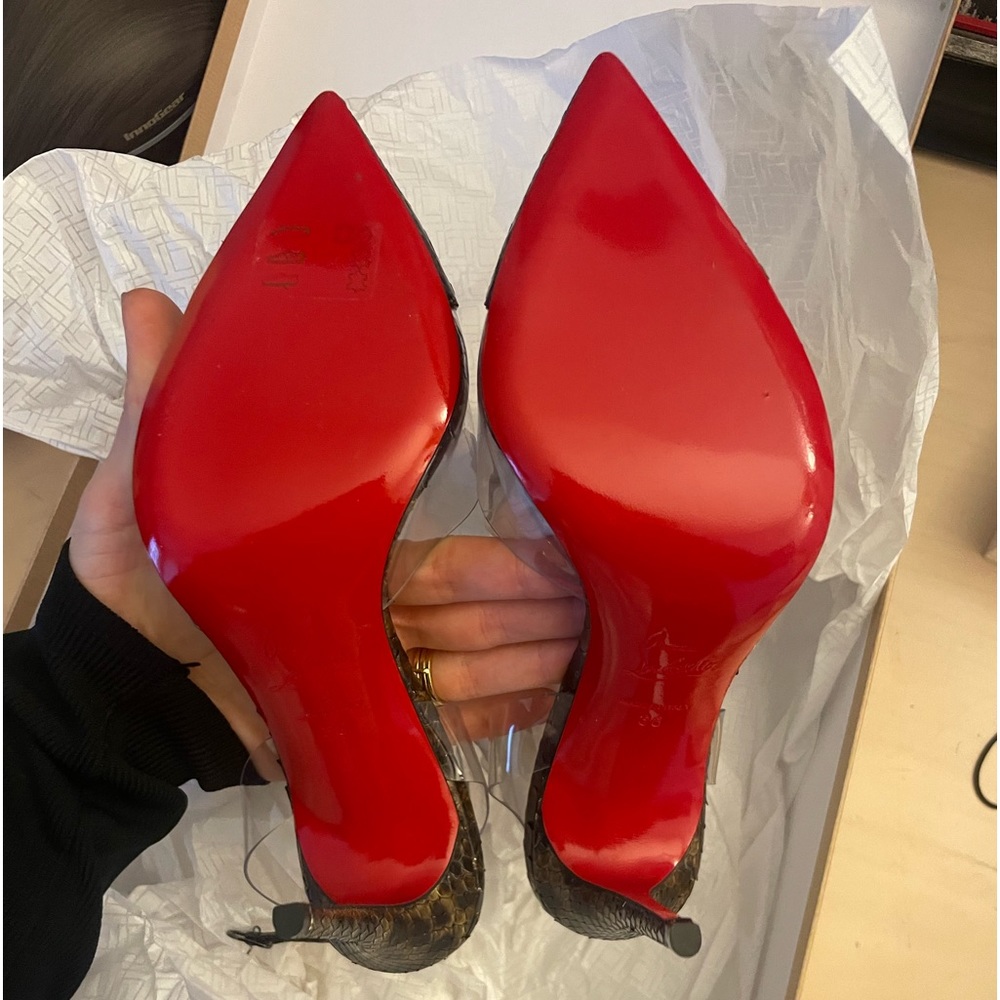 Like New Python PVC CHRISTIAN LOUBOUTIN Pumps.